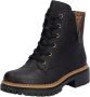 Rieker Veterlaarsjes lace-up boots block heel with practical inner zipper - Thumbnail 2