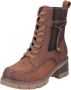 Rieker Winterlaarsjes lace-up boots ankle boots block heel with zipper - Thumbnail 3