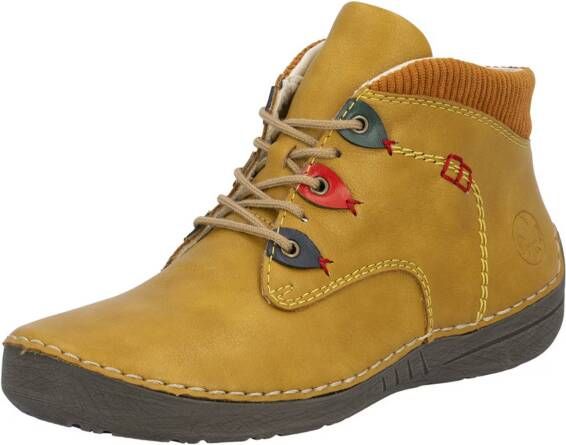 Rieker Veterschoenen Enkellaars High Top Sneaker met binnenzijde ritssluiting - Foto 5