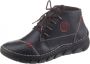 Rieker Hoge veterschoenen met luxueuze contrastnaden - Thumbnail 3