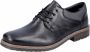 Rieker heren veterschoenen halve schoenen zakelijke schoenen leren schoenen 13200-00 zwart - Thumbnail 5