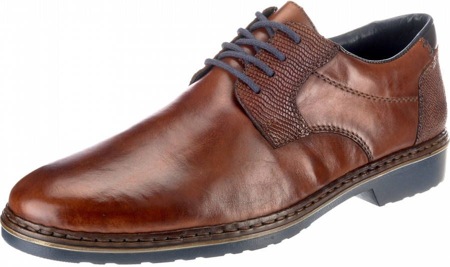 Rieker Cognac Geklede Veterschoenen Heren 47 - Schoenen.nl