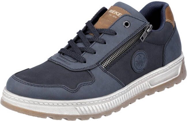 Rieker Sneakers Vrijetijdsschoen halfschoen veterschoen met contrastafwerking - Foto 17