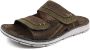 Rohde Heren Slipper 5984-61 Olijf Bruin - Thumbnail 4