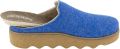 Rohde FOGGIA-D klompen damespantoffels muiltjes vilt 6122 50 Blue - Blauw