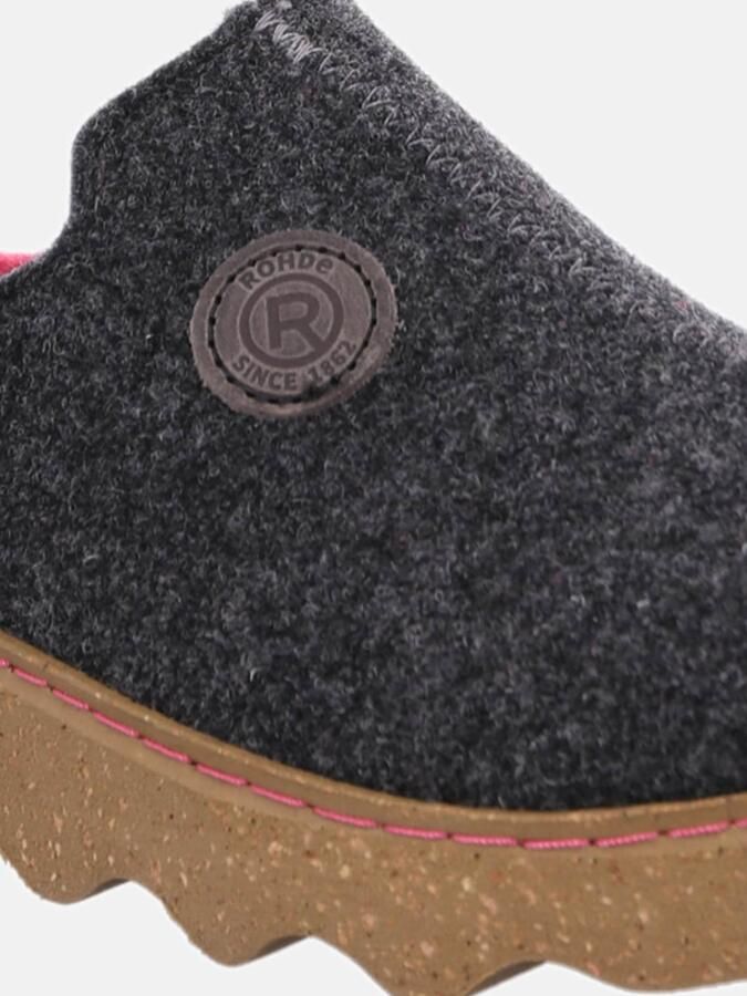 Rohde Pantoffels Foggia Pantoffel slof clog huis-slipper met profielzool - Foto 12