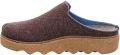 Rohde 6122 72 Pantoffels Open Sloffen Bruin Blauw Vilt Dames Bruin - Bruin