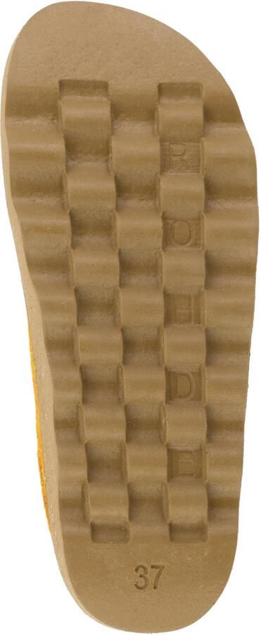 Rohde Dames Foggia-D Clog Pantoffel Vilt PU Zool 6122 geel - Foto 3