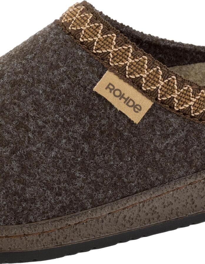 Rohde NOVARA CLOG Dames Muiltjes van Vilt 6425 Bruin - Foto 17