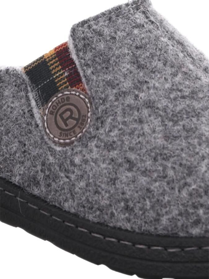 Rohde Pantoffels ASIAGO pantoffel clog slippers met zijlijk stretch met label - Foto 5