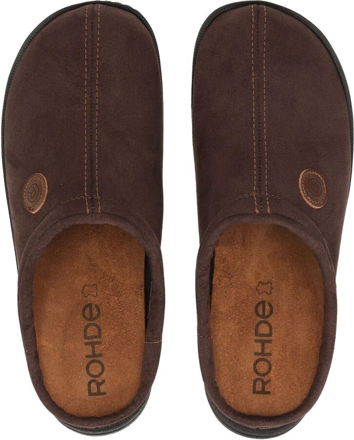 Rohde -Heren bruin donker pantoffels & slippers - Foto 6