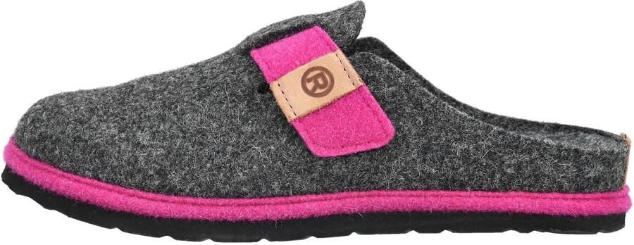 ROHDE Huisschoenen beige antraciet neonroze - Foto 8