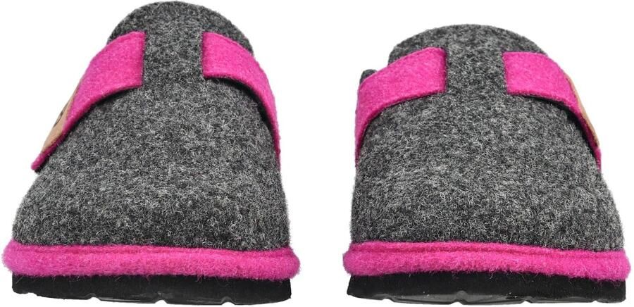 ROHDE Huisschoenen beige antraciet neonroze - Foto 6