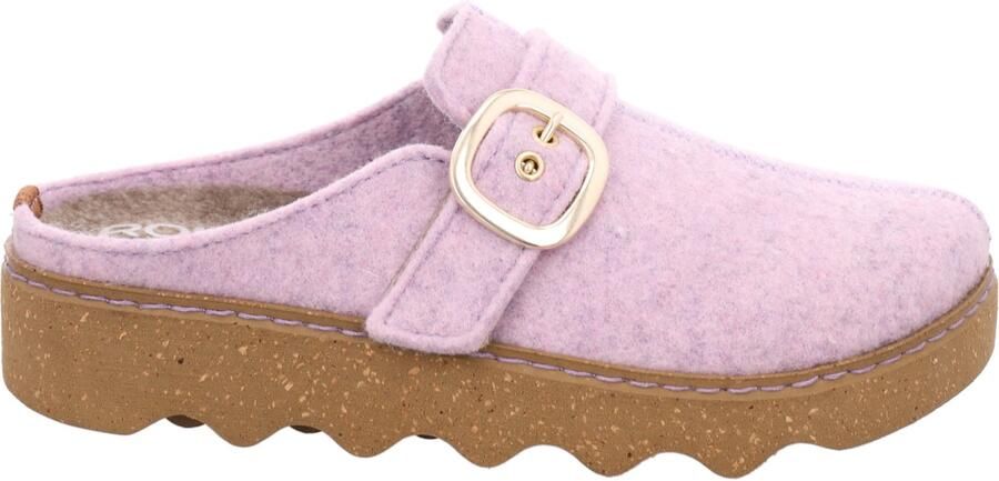 Rohde Foggia vilten klompen dames pantoffels muiltjes 6117 58 Violett