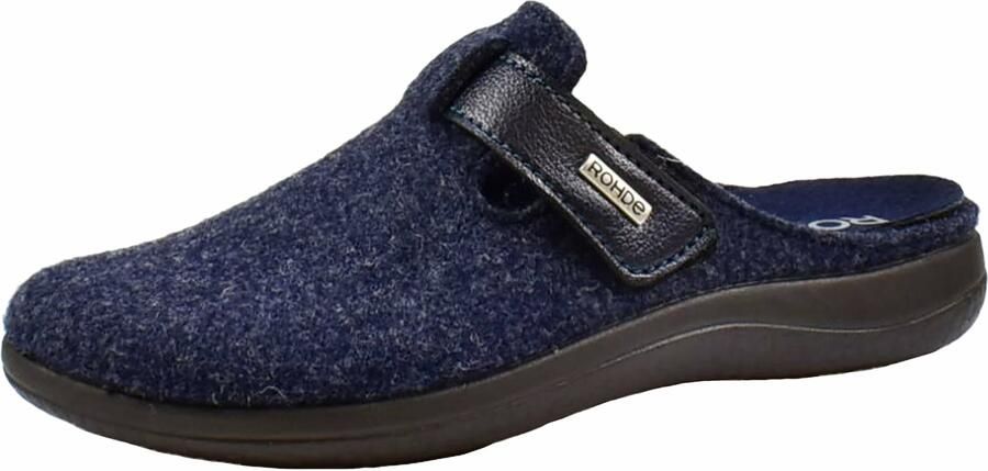 Rohde Pantoffels Bari Pantoffel clog met klittenbandriempje - Foto 2