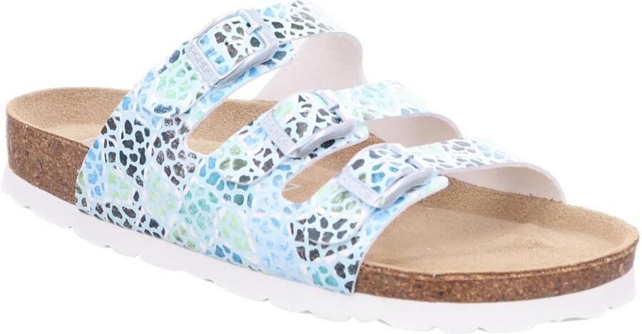 Rohde Blauwe Mix Damessandaal Comfortabel