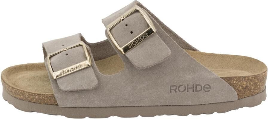 Rohde Slippers sleehak zomerschoenen slippers met voorgevormd soft voetbed