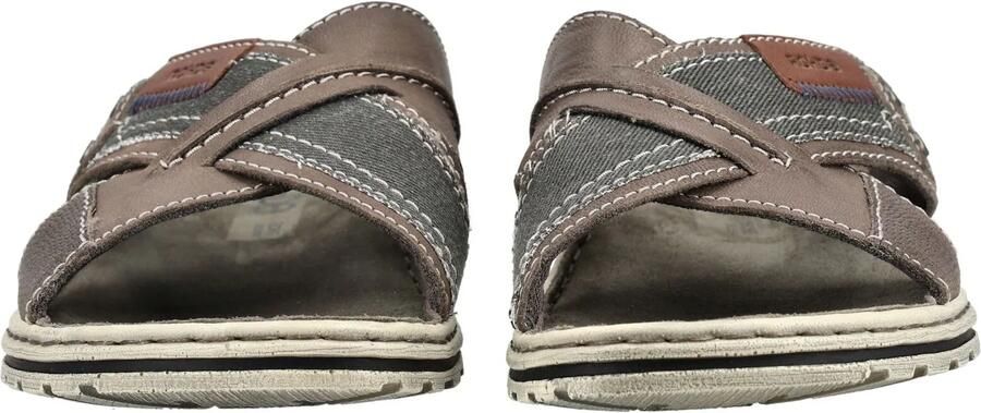 Rohde Heren Slipper 6731-55 Taupe Jeans - Foto 3