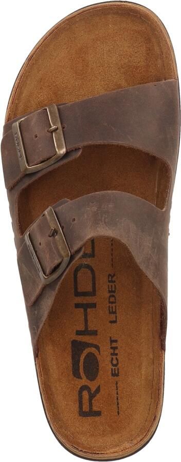 Rohde Heren Slipper 5918 72 Donkerbruin - Foto 5