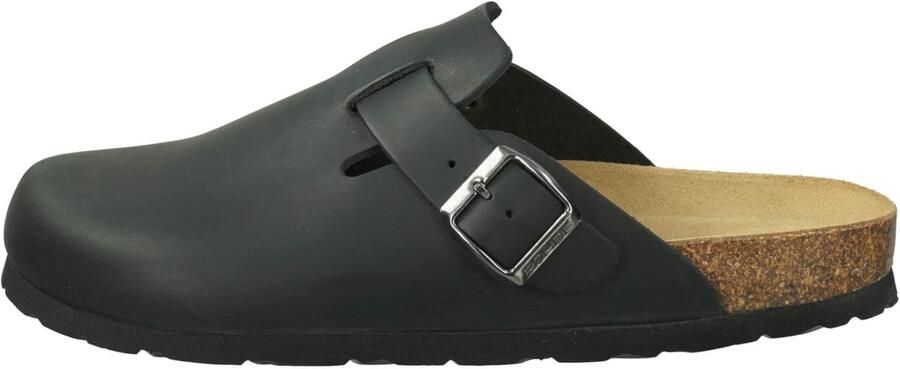 Rohde Grado herensandaal pantoffels klomp 6698 zwart LEDER - Foto 5