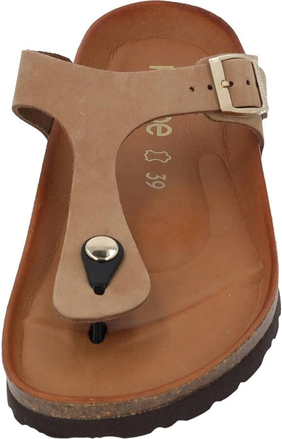 Rohde 5642 14 Teenslippers Beige Nubuck Dames Beige - Foto 4