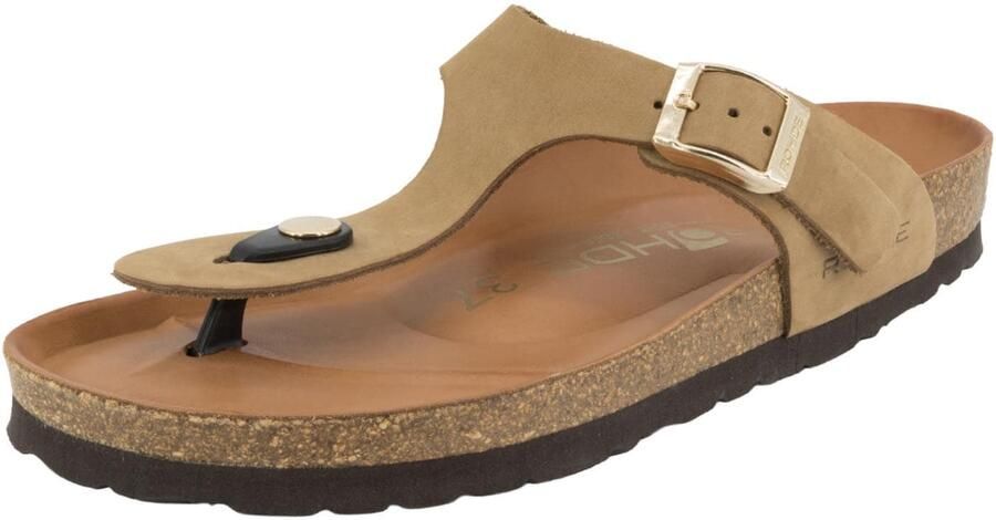Rohde 5642 14 Teenslippers Beige Nubuck Dames Beige - Foto 8