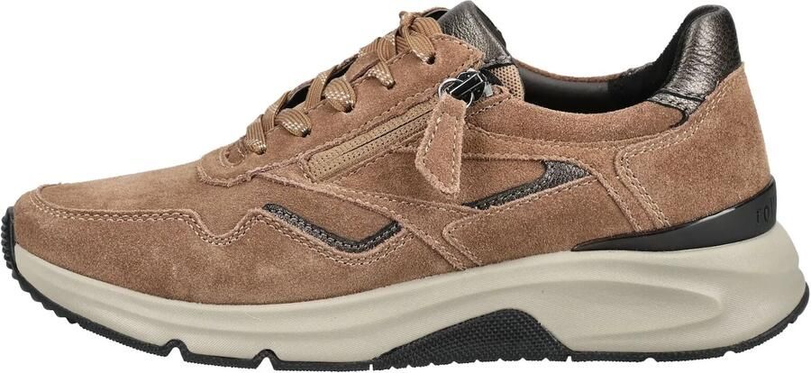 Rollingsoft Sneakers laag bruin koper