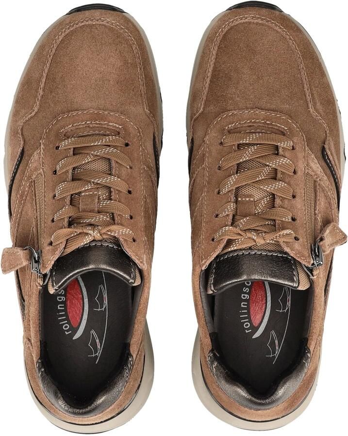 Rollingsoft Sneakers laag bruin koper - Foto 3