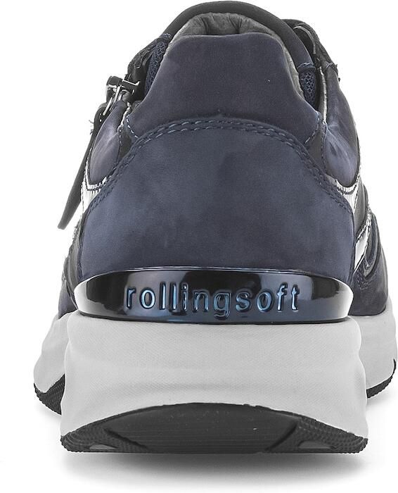 Gabor 0103.01.003 Rolling Soft Sneakers Blauw Nubuck Dames Blauw - Foto 5