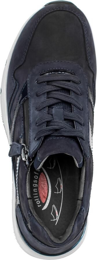 Gabor 0103.01.003 Rolling Soft Sneakers Blauw Nubuck Dames Blauw - Foto 6