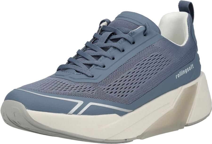 Gabor Dames Sportieve veterschoenen blauw - Foto 3