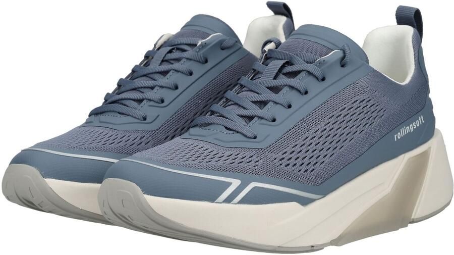 Gabor Dames Sportieve veterschoenen blauw - Foto 7