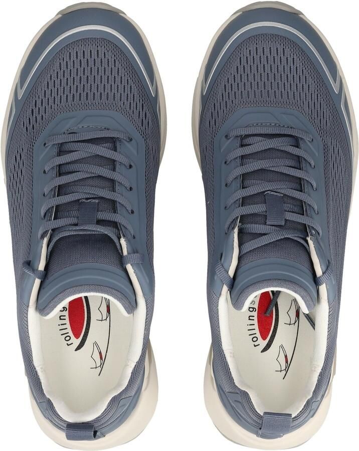 Gabor Dames Sportieve veterschoenen blauw - Foto 4