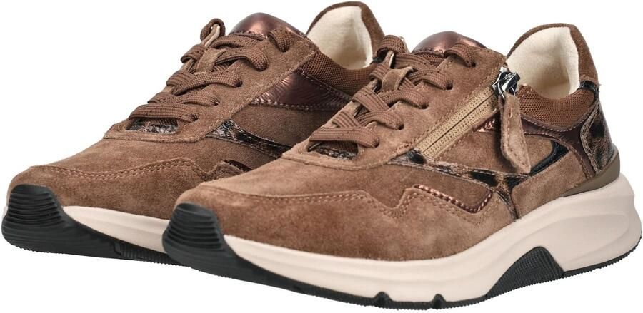 Gabor Rollingsoft Sneakers bruin Suede Dames - Foto 10