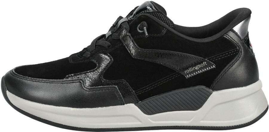 GABOR Sneakers laag 'Sneaker Low Damen 0104.02.001 Leder-Mix in schwarz' zwart - Foto 6