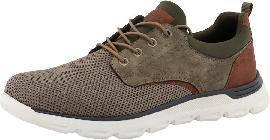 ROMIKA Sneakers laag bruin karamel brokaat