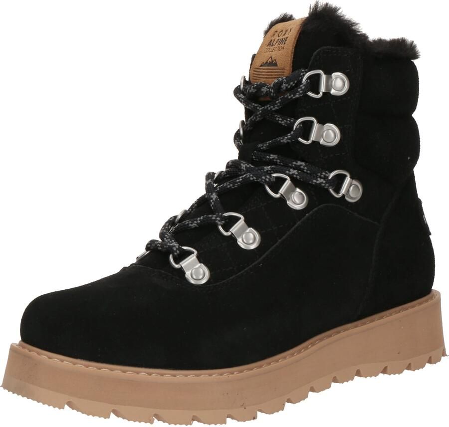 Roxy Bradie Lace Up Boots Vrouwen Zwart Trappers - Foto 2