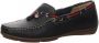 Salamander Blauwe dames mocassins slippers - Thumbnail 2