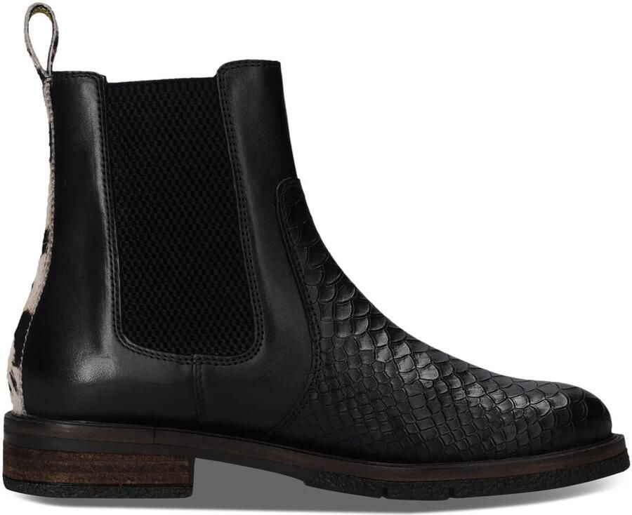SALAMANDER Chelsea boots crème zwart
