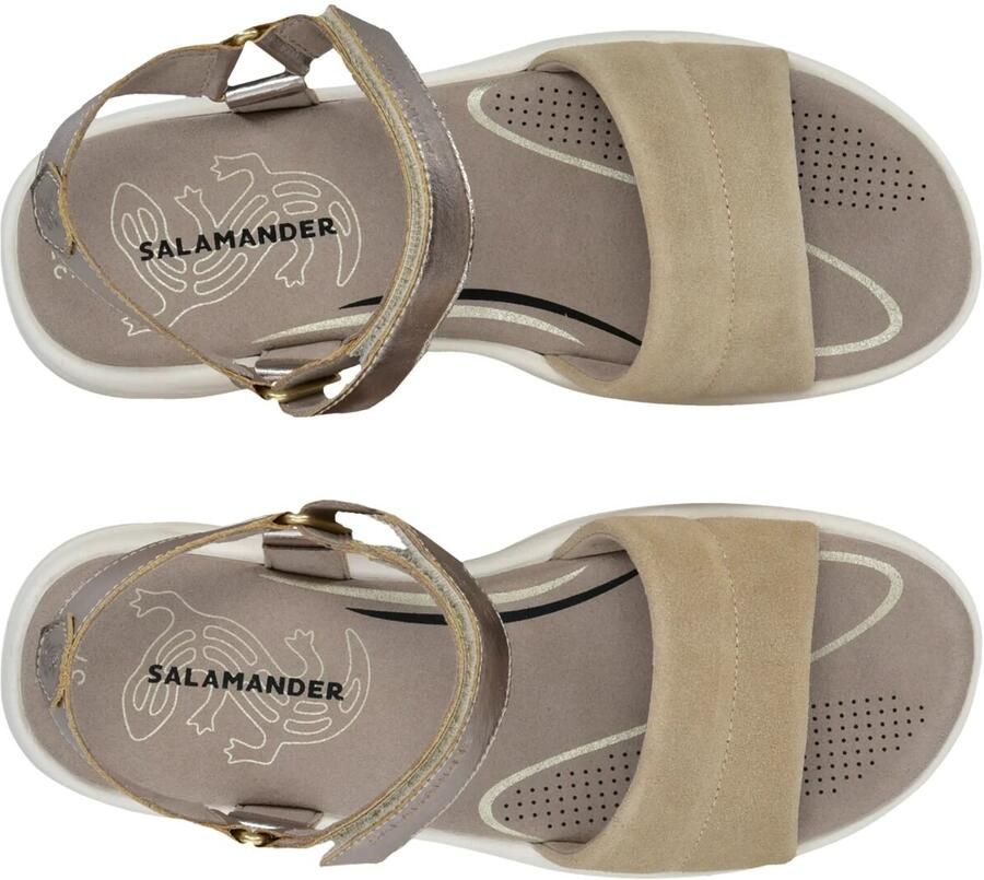 SALAMANDER Sandaal beige zilver - Foto 2