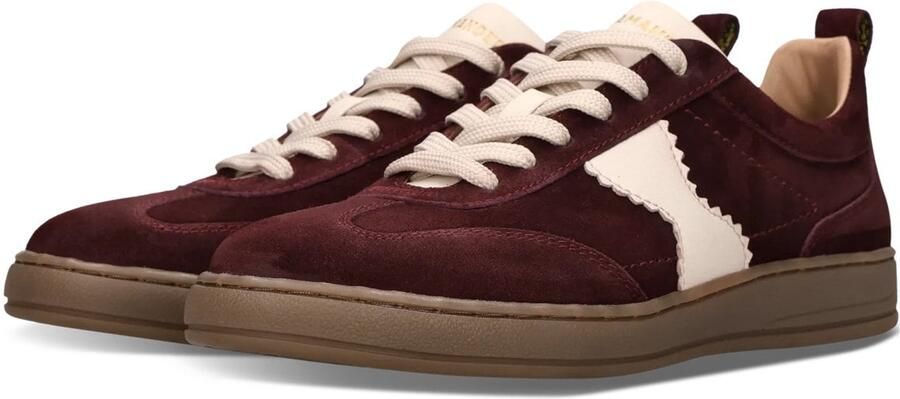 SALAMANDER Sneakers laag bordeaux offwhite - Foto 4