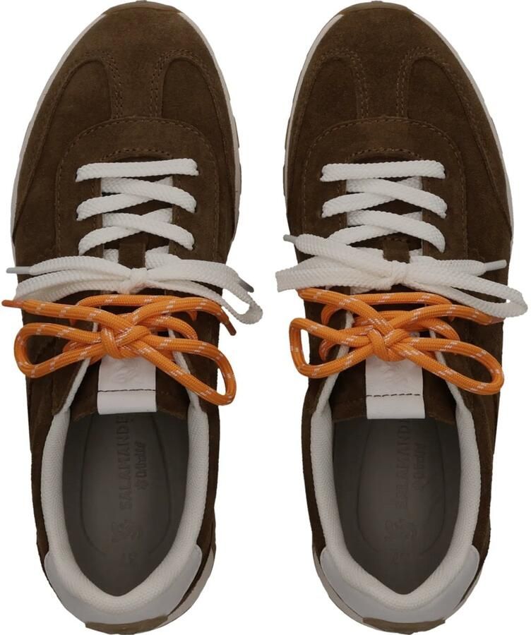 SALAMANDER Sneakers laag bruin offwhite - Foto 2