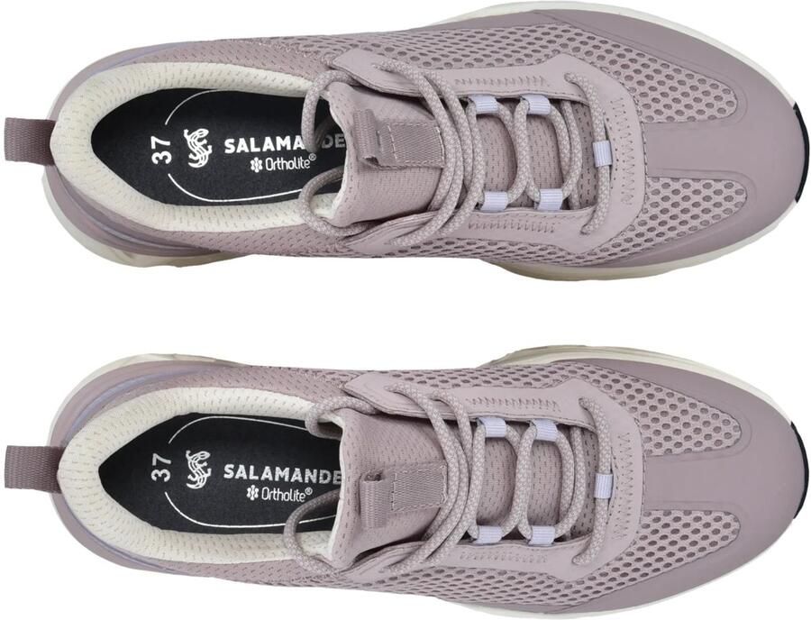 SALAMANDER Sneakers laag champagne taupe lila - Foto 2