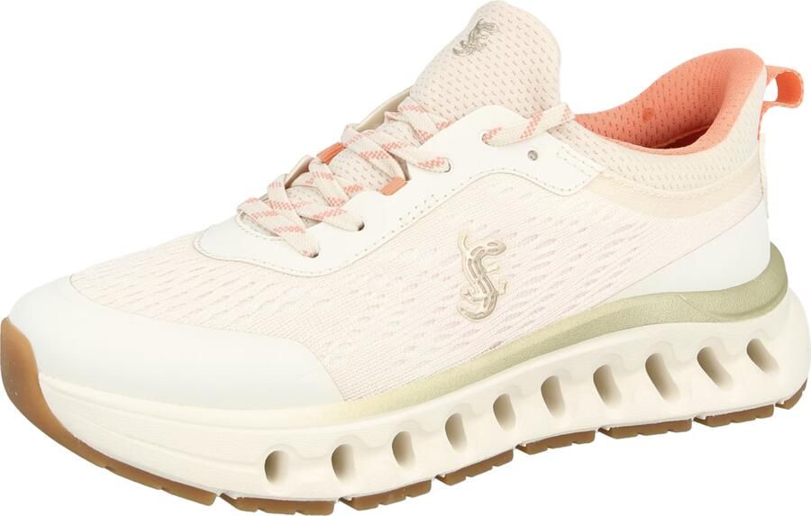 SALAMANDER Sneakers laag champagne zalm roze wit offwhite - Foto 2