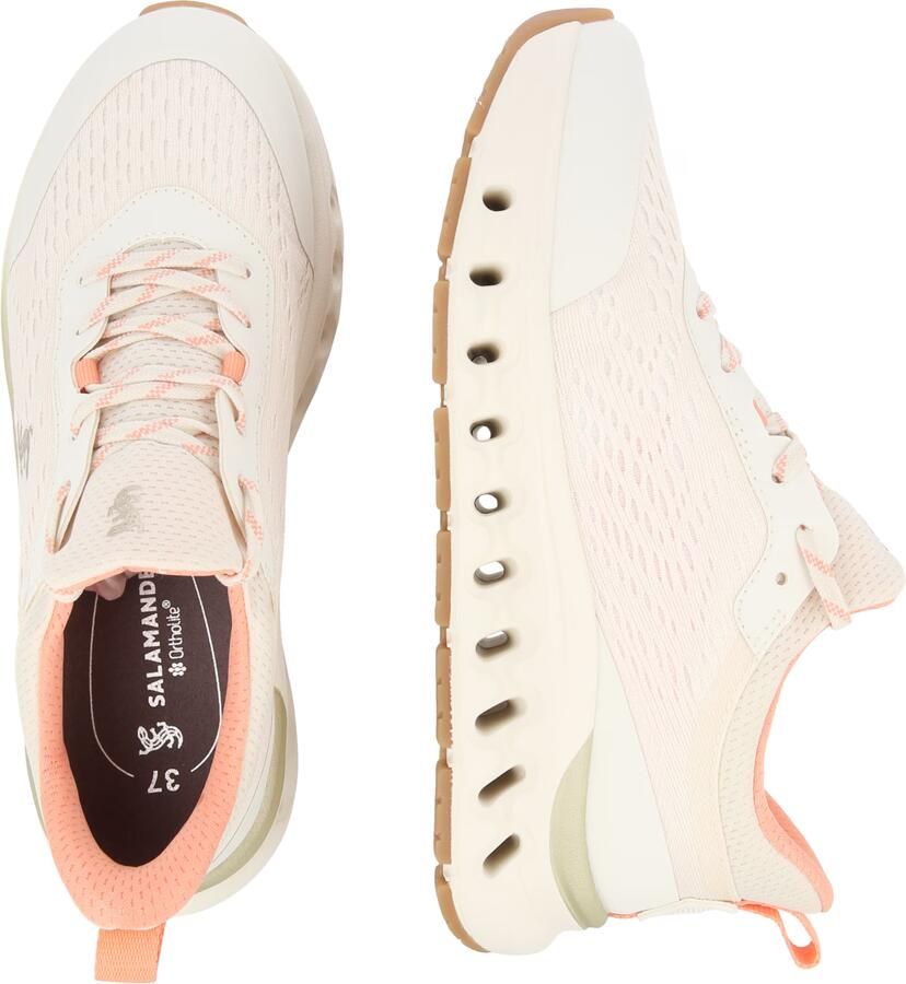 SALAMANDER Sneakers laag champagne zalm roze wit offwhite - Foto 3