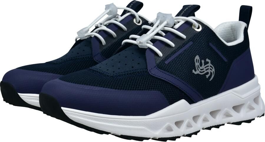 SALAMANDER Sneakers laag donkerblauw wit - Foto 4
