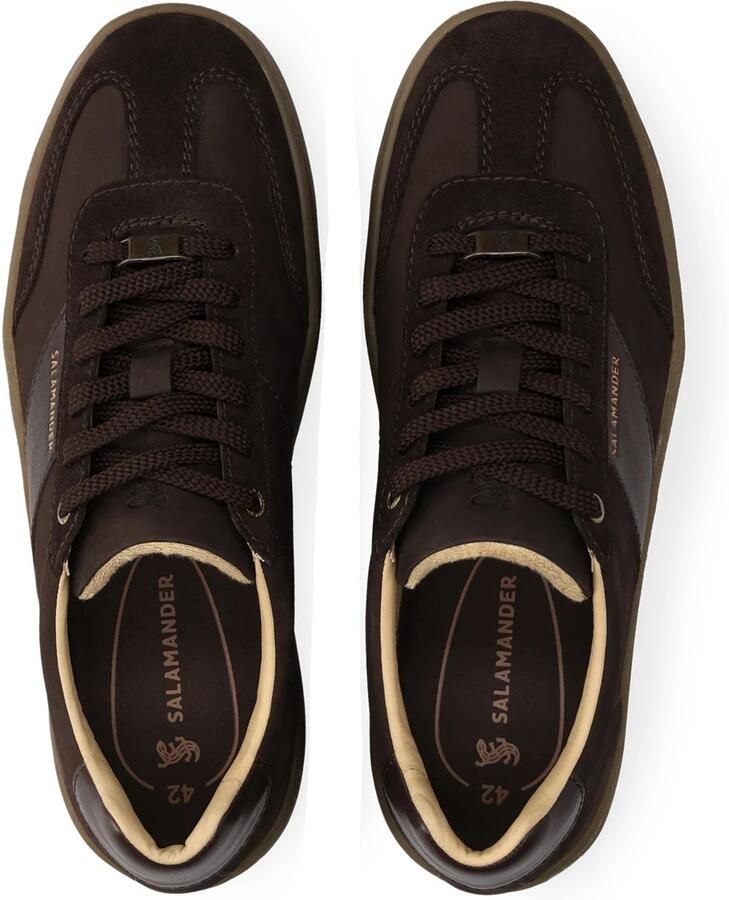 SALAMANDER Sneakers laag donkerbruin - Foto 3