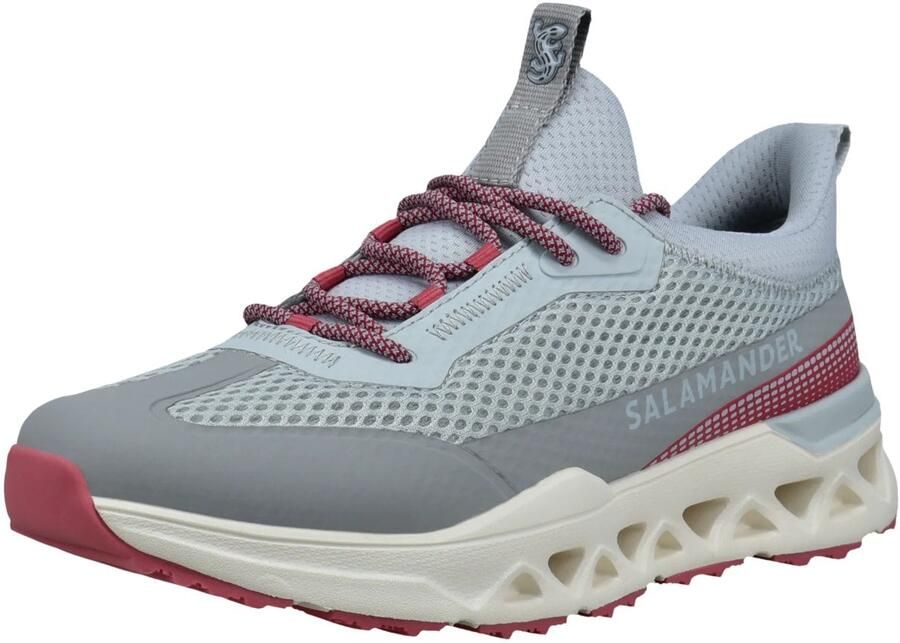 SALAMANDER Sneakers laag grijs basaltgrijs donkerrood