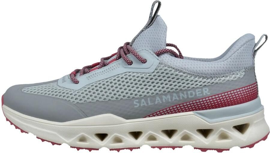SALAMANDER Sneakers laag grijs basaltgrijs donkerrood - Foto 5