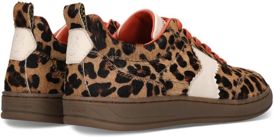SALAMANDER Sneakers laag sand chocoladebruin zwart wit - Foto 2
